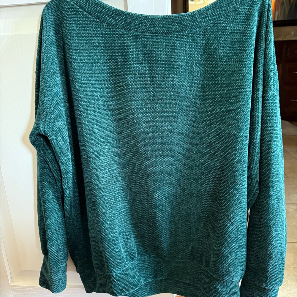 White Birch Green Women's Sweater
